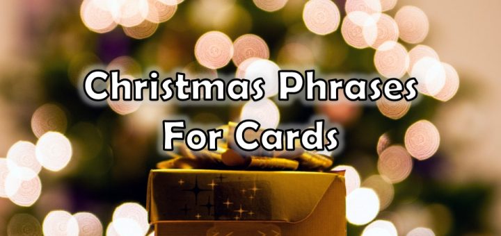 Christmas Phrases For Cards