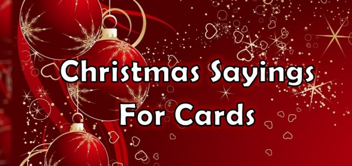 Christmas Sayings For Cards