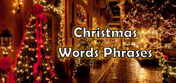 Christmas Words Phrases