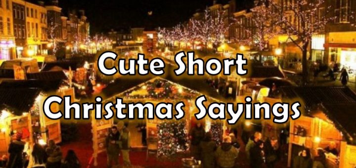 Cute Short Christmas Sayings