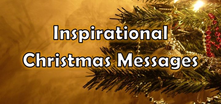 Inspirational Christmas Messages