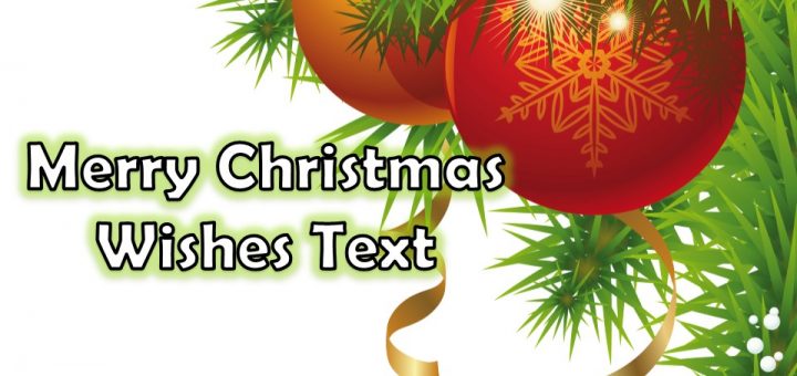 Merry Christmas Wishes Text