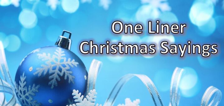 One Liner Christmas Sayings