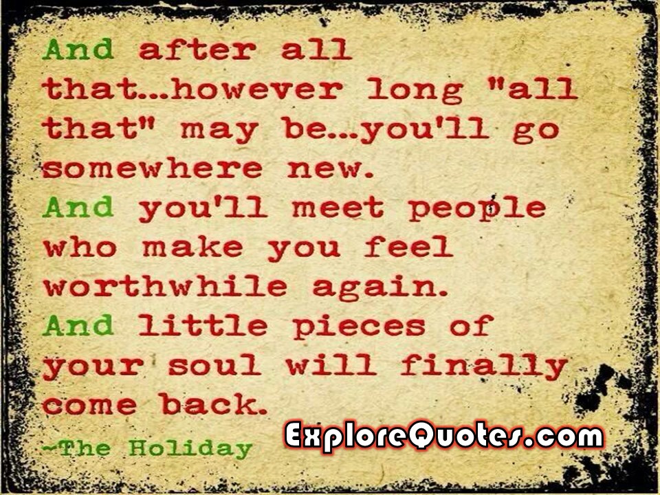 Christmas Movie Quotes - However Long All That May Be