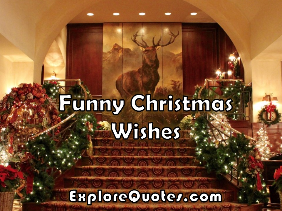 Funny Christmas Wishes | Explore Quotes