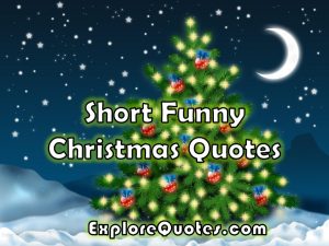 Short Funny Christmas Quotes | Happy Merry Christmas | Explore Quotes