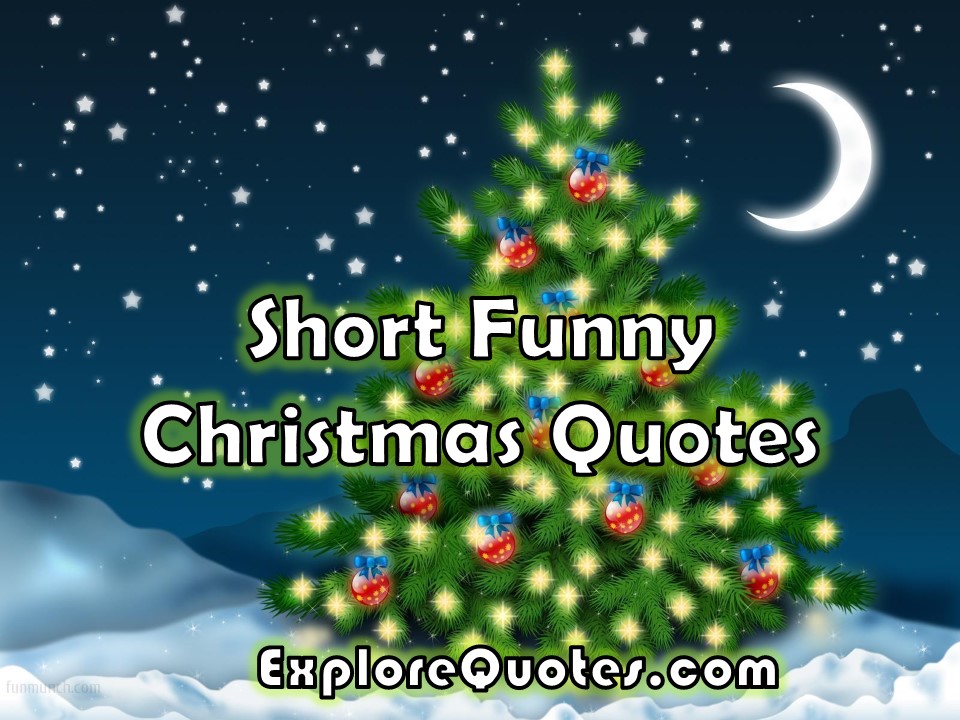 Short Funny Christmas Quotes  Explore Quotes