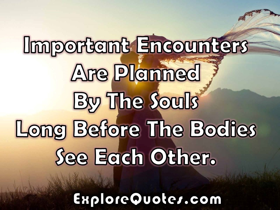 Love Picture SMS - Important Encounters Are Planned