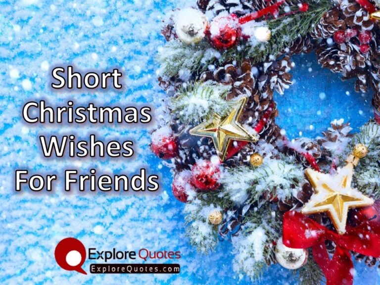 Short Christmas Wishes For Friends  Explore Quotes