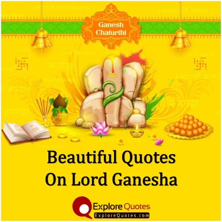 Beautiful Quotes On Lord Ganesha